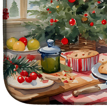 Load image into Gallery viewer, Keeshond Christmas Cookies Dish Drying Mat