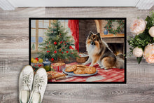 Load image into Gallery viewer, Keeshond Christmas Cookies Doormat-24x36 Indoor / Outdoor Rug | Made in USA