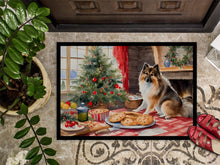 Load image into Gallery viewer, Keeshond Christmas Cookies Doormat-24x36 Indoor / Outdoor Rug | Made in USA