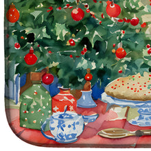 Load image into Gallery viewer, Kerry Blue Terrier Christmas Cookies Dish Drying Mat
