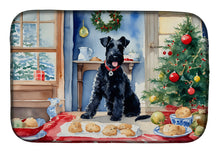 Load image into Gallery viewer, Kerry Blue Terrier Christmas Cookies Dish Drying Mat