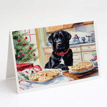 Load image into Gallery viewer, Labrador Retriever Christmas Cookies Greeting Cards - Blank Note Cards – 8-Pack of Artist-Designed Cards with Envelopes
