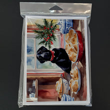 Load image into Gallery viewer, Labrador Retriever Christmas Cookies Greeting Cards - Blank Note Cards – 8-Pack of Artist-Designed Cards with Envelopes