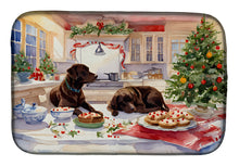 Load image into Gallery viewer, Labrador Retriever Christmas Cookies Dish Drying Mat