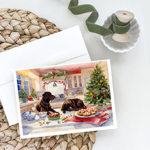 Load image into Gallery viewer, Labrador Retriever Christmas Cookies Greeting Cards - Blank Note Cards – 8-Pack of Artist-Designed Cards with Envelopes