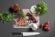 Load image into Gallery viewer, Labrador Retriever Christmas Cookies Glass Cutting Boards – Durable, Decorative Kitchen Art