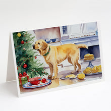 Load image into Gallery viewer, Labrador Retriever Christmas Cookies Greeting Cards - Blank Note Cards – 8-Pack of Artist-Designed Cards with Envelopes