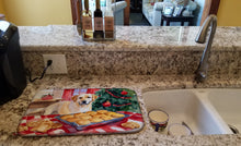 Load image into Gallery viewer, Labrador Retriever Christmas Cookies Dish Drying Mat