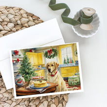 Load image into Gallery viewer, Labrador Retriever Christmas Cookies Greeting Cards - Blank Note Cards – 8-Pack of Artist-Designed Cards with Envelopes
