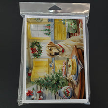 Load image into Gallery viewer, Labrador Retriever Christmas Cookies Greeting Cards - Blank Note Cards – 8-Pack of Artist-Designed Cards with Envelopes