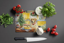 Load image into Gallery viewer, Labrador Retriever Christmas Cookies Glass Cutting Boards – Durable, Decorative Kitchen Art