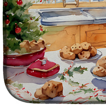 Load image into Gallery viewer, Lakeland Terrier Christmas Cookies Dish Drying Mat