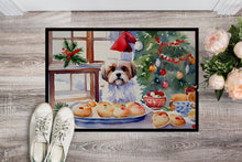 Load image into Gallery viewer, Lhasa Apso Christmas Cookies Doormat - 18X27 Indoor / Outdoor Rug | Made in USA