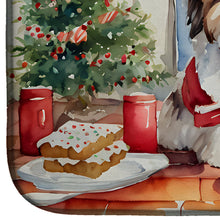 Load image into Gallery viewer, Lhasa Apso Christmas Cookies Dish Drying Mat