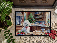 Load image into Gallery viewer, Maltese Christmas Cookies Doormat-24x36 Indoor / Outdoor Rug | Made in USA