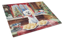 Load image into Gallery viewer, Maltese Christmas Cookies Glass Cutting Boards – Durable, Decorative Kitchen Art