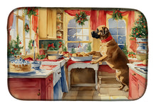 Load image into Gallery viewer, Mastiff Christmas Cookies Dish Drying Mat