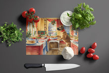 Load image into Gallery viewer, Mastiff Christmas Cookies Glass Cutting Boards – Durable, Decorative Kitchen Art