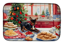 Load image into Gallery viewer, Miniature Pinscher Christmas Cookies Dish Drying Mat