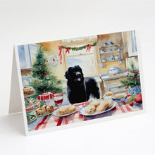 Load image into Gallery viewer, Newfoundland Christmas Cookies Greeting Cards - Blank Note Cards – 8-Pack of Artist-Designed Cards with Envelopes