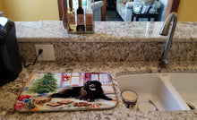 Load image into Gallery viewer, Newfoundland Christmas Cookies Dish Drying Mat