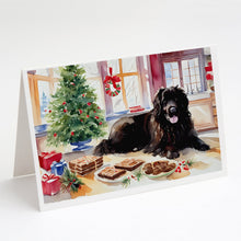 Load image into Gallery viewer, Newfoundland Christmas Cookies Greeting Cards - Blank Note Cards – 8-Pack of Artist-Designed Cards with Envelopes