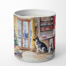 Load image into Gallery viewer, Norwegian Elkhound Christmas Cookies Decorative Soy Candle