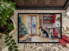 Load image into Gallery viewer, Norwegian Elkhound Christmas Cookies Doormat - 18X27 Indoor / Outdoor Rug | Made in USA