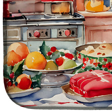 Load image into Gallery viewer, Norwegian Elkhound Christmas Cookies Dish Drying Mat