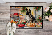 Load image into Gallery viewer, Norwegian Elkhound Christmas Cookies Doormat - 18X27 Indoor / Outdoor Rug | Made in USA