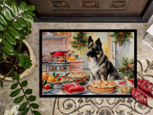 Load image into Gallery viewer, Norwegian Elkhound Christmas Cookies Doormat - 18X27 Indoor / Outdoor Rug | Made in USA