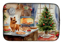 Load image into Gallery viewer, Norwich Terrier Christmas Cookies Dish Drying Mat