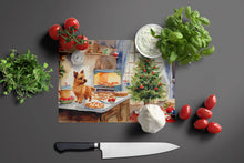 Load image into Gallery viewer, Norwich Terrier Christmas Cookies Glass Cutting Boards – Durable, Decorative Kitchen Art