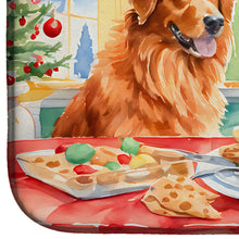 Load image into Gallery viewer, Nova Scotia Duck Toller Christmas Cookies Dish Drying Mat