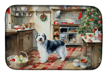 Load image into Gallery viewer, Old English Sheepdog Christmas Cookies Dish Drying Mat
