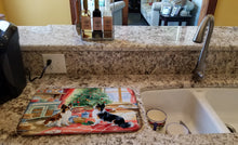 Load image into Gallery viewer, Papillon Christmas Cookies Dish Drying Mat