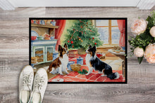 Load image into Gallery viewer, Papillon Christmas Cookies Doormat