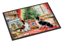 Load image into Gallery viewer, Papillon Christmas Cookies Doormat