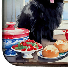 Load image into Gallery viewer, Pomeranian Christmas Cookies Dish Drying Mat