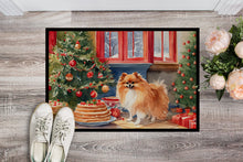 Load image into Gallery viewer, Pomeranian Christmas Cookies Doormat - 18X27 Indoor / Outdoor Rug | Made in USA