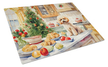 Load image into Gallery viewer, Poodle Christmas Cookies Glass Cutting Boards – Durable, Decorative Kitchen Art