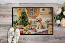 Load image into Gallery viewer, Poodle Christmas Cookies Doormat - 18X27 Indoor / Outdoor Rug | Made in USA