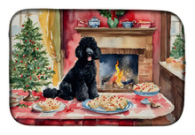 Load image into Gallery viewer, Poodle Christmas Cookies Dish Drying Mat