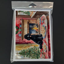Load image into Gallery viewer, Poodle Christmas Cookies Greeting Cards - Blank Note Cards – 8-Pack of Artist-Designed Cards with Envelopes