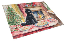 Load image into Gallery viewer, Poodle Christmas Cookies Glass Cutting Boards – Durable, Decorative Kitchen Art