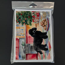 Load image into Gallery viewer, Poodle Christmas Cookies Greeting Cards - Blank Note Cards – 8-Pack of Artist-Designed Cards with Envelopes