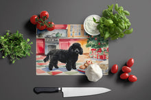 Load image into Gallery viewer, Poodle Christmas Cookies Glass Cutting Boards – Durable, Decorative Kitchen Art