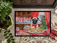 Load image into Gallery viewer, Pug Christmas Cookies Doormat-24x36 Indoor / Outdoor Rug | Made in USA