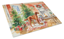 Load image into Gallery viewer, Redbone Coonhound Christmas Cookies Glass Cutting Boards – Durable, Decorative Kitchen Art