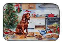 Load image into Gallery viewer, Redbone Coonhound Christmas Cookies Dish Drying Mat